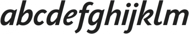 PGF-Now Medium Italic otf (500) Font LOWERCASE