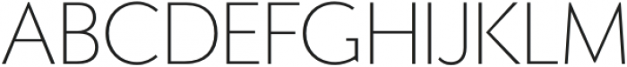 PGF-Now Thin otf (100) Font UPPERCASE