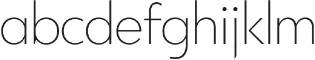PGF-Now Thin otf (100) Font LOWERCASE