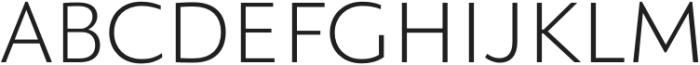 PGF-Orqquidea Sans-Light otf (300) Font UPPERCASE