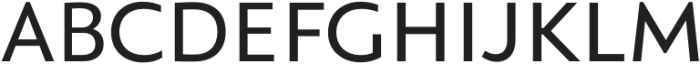 PGF-Orqquidea Sans-Regular otf (400) Font UPPERCASE