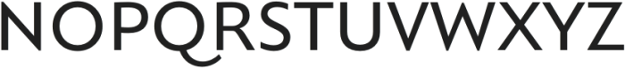 PGF-Orqquidea Sans-Regular otf (400) Font UPPERCASE