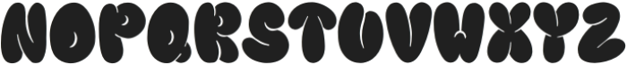PGR Bubblegum Regular otf (400) Font UPPERCASE