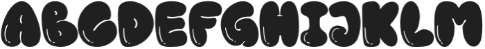 PGR Orange Street Regular otf (400) Font UPPERCASE