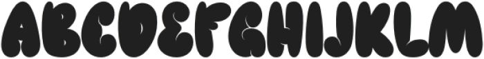 PGR Puffy Regular otf (400) Font UPPERCASE