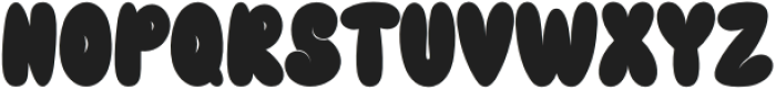 PGR Puffy Regular otf (400) Font UPPERCASE