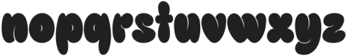 PGR Puffy Regular otf (400) Font LOWERCASE