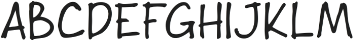 PGR Wormies Regular otf (400) Font UPPERCASE