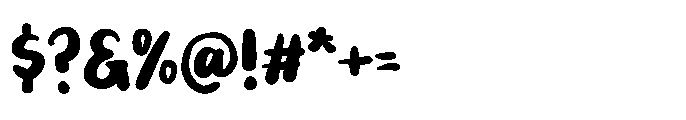 PG Boneti Regular Font OTHER CHARS