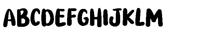 PG Boneti Regular Font UPPERCASE