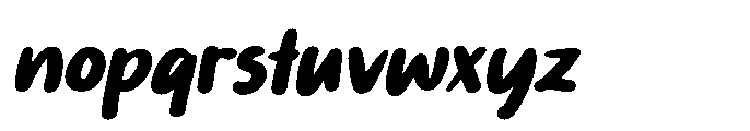 PG Boneti Slanted Font LOWERCASE