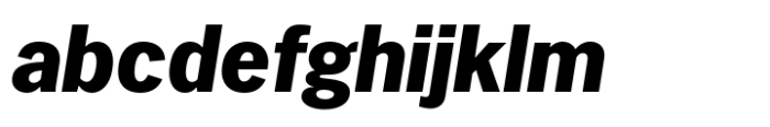 PG Gothique Bold Italic Font LOWERCASE