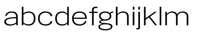 PG Gothique Extended Light Font LOWERCASE