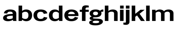 PG Gothique Extended SemiBold Font LOWERCASE