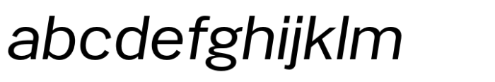 PG Gothique Wide Italic Font LOWERCASE