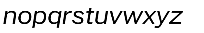 PG Gothique Wide Italic Font LOWERCASE