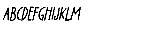 PG Grindless Oblique FONT