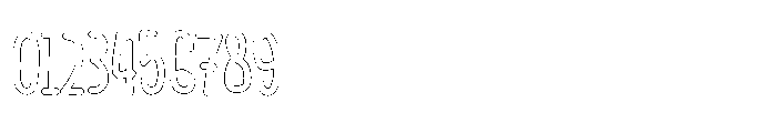PG Grindless Outline Font OTHER CHARS