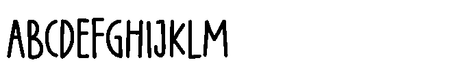 PG Grindless Regular Font UPPERCASE