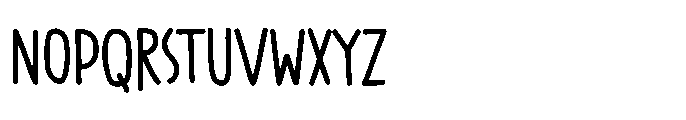 PG Grindless Regular Font UPPERCASE