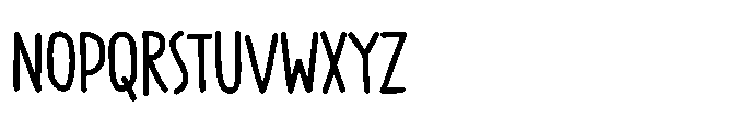 PG Grindless Regular Font LOWERCASE