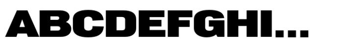 PG Grotesque Extended ExtraBold Font UPPERCASE