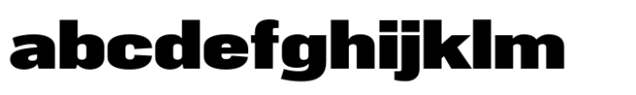 PG Grotesque Extended ExtraBold Font LOWERCASE