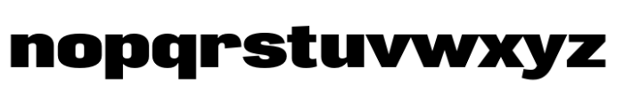 PG Grotesque Extended ExtraBold Font LOWERCASE
