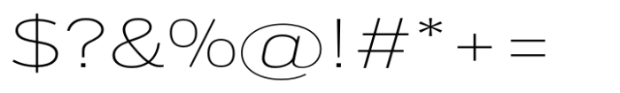 PG Grotesque Extended ExtraLight Font OTHER CHARS