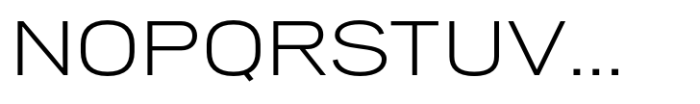 PG Grotesque Extended Light Font UPPERCASE