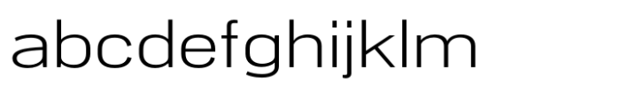 PG Grotesque Extended Light Font LOWERCASE
