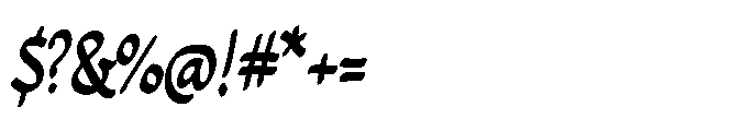 PG Vintagor Regular Font OTHER CHARS