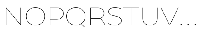 PGF Caprina Pro Thin Font UPPERCASE