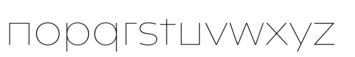 PGF Caprina Pro Thin Font LOWERCASE