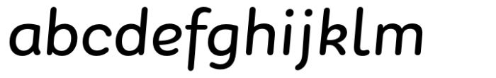 PGF Dinos Book Italic Font LOWERCASE