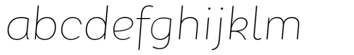 PGF Dinos Hairline Italic Font LOWERCASE
