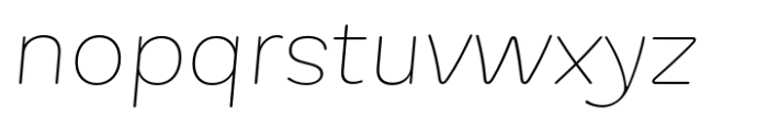 PGF Dinos Hairline Italic Font LOWERCASE
