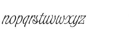 PGF Elyss Script Regular Small Font LOWERCASE