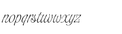 PGF Elyss Script Regular Font LOWERCASE