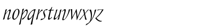 PGF Glyphos Italic Font LOWERCASE