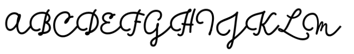 PGF Orqquidea Manuscrita Bold Font UPPERCASE