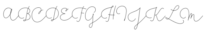 PGF Orqquidea Manuscrita Hair Font UPPERCASE