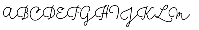 PGF Orqquidea Manuscrita Regular Font UPPERCASE