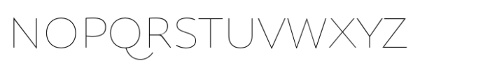 PGF Orqquidea Sans-Thin Font LOWERCASE
