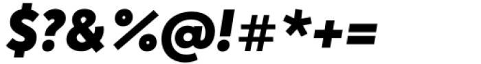 PGF Qualta Extra Bold Italic Font OTHER CHARS