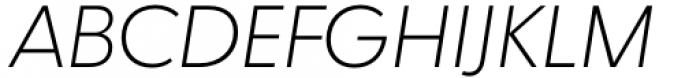 PGF Qualta Light Italic Font UPPERCASE