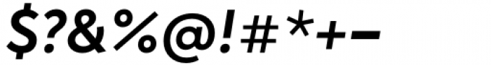 PGF Qualta Medium Italic Font OTHER CHARS