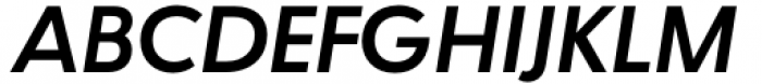 PGF Qualta Medium Italic Font UPPERCASE