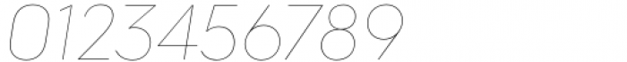PGF Qualta Thin Italic Font OTHER CHARS