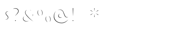 PGF Strange Inline Font OTHER CHARS